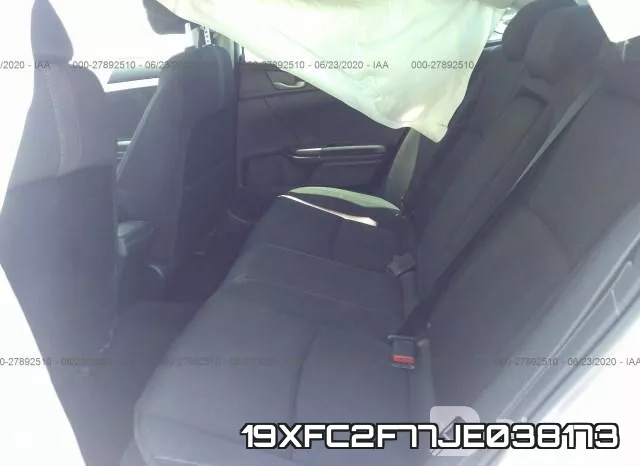 19XFC2F77JE038173 фото 9