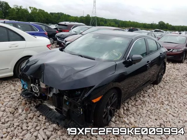 19XFC2F89KE009994 фото 3