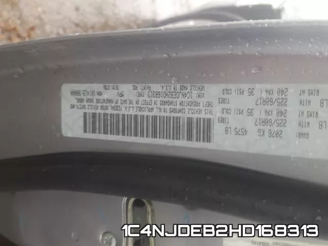 1C4NJDEB2HD168313 фото 2