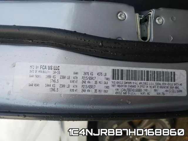 1C4NJRBB7HD168860 фото 2