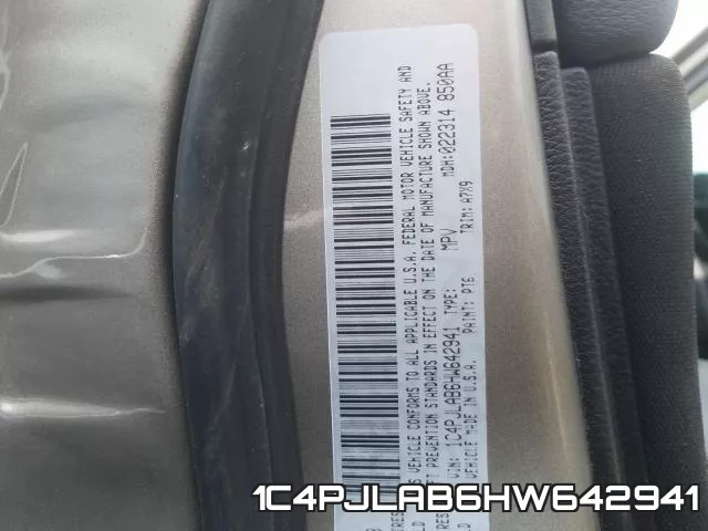 1C4PJLAB6HW642941 фото 10