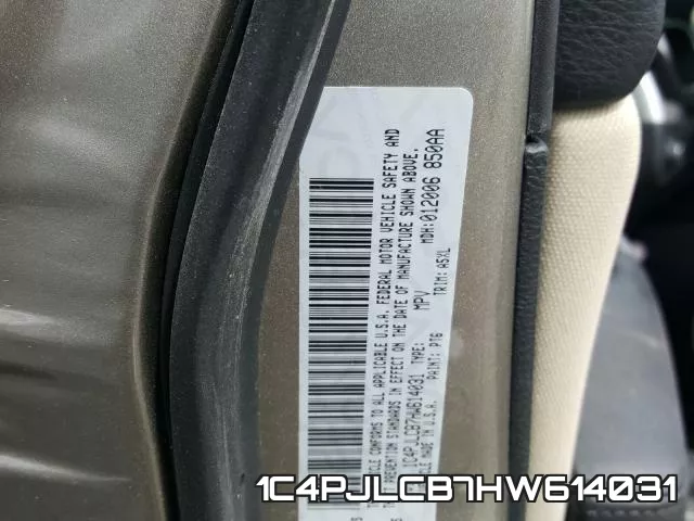 1C4PJLCB7HW614031 фото 2