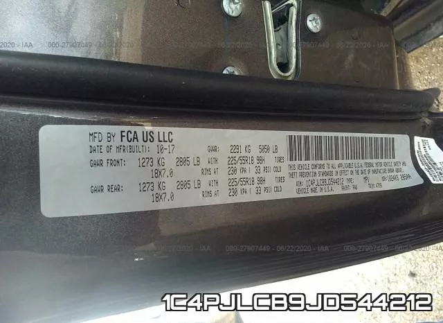 1C4PJLCB9JD544212 фото 10