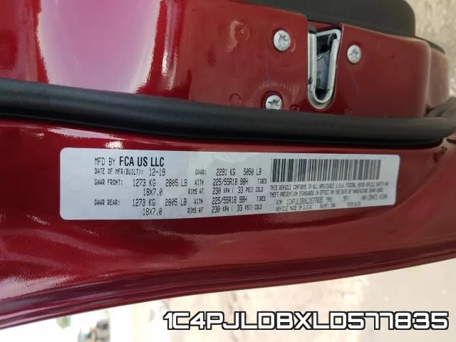 1C4PJLDBXLD577835 фото 2