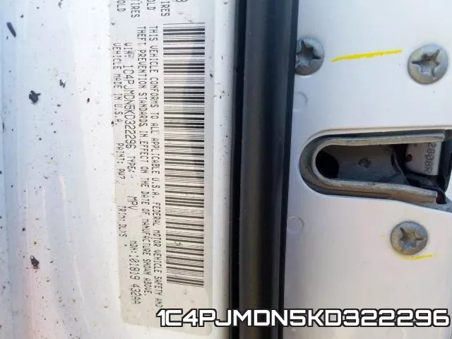 1C4PJMDN5KD322296 фото 2
