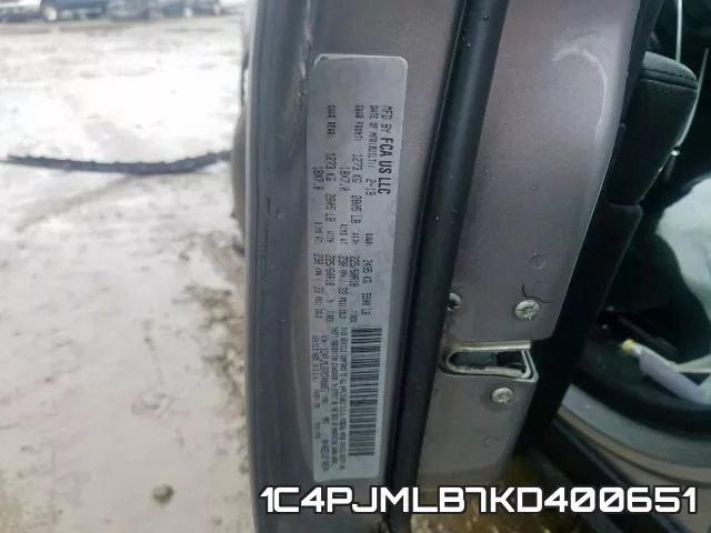 1C4PJMLB7KD400651 фото 2