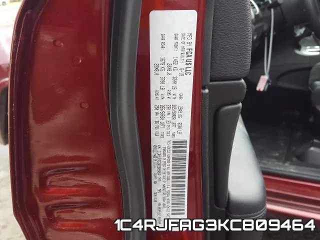 1C4RJFAG3KC809464 фото 2