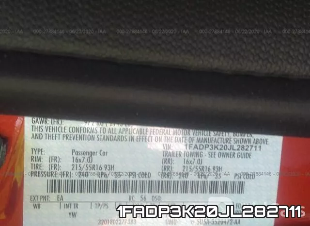 1FADP3K20JL282711 фото 10