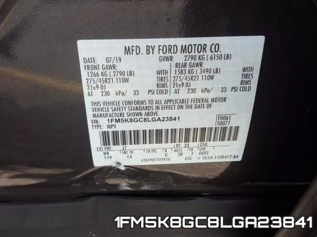 1FM5K8GC8LGA23841 фото 2