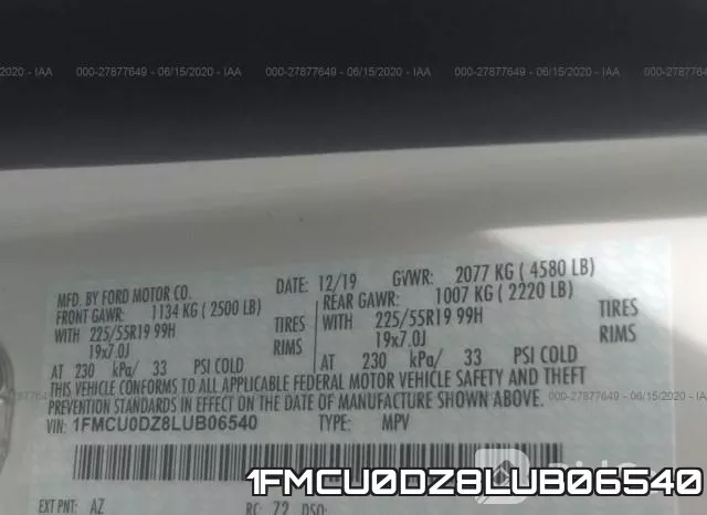 1FMCU0DZ8LUB06540 фото 10