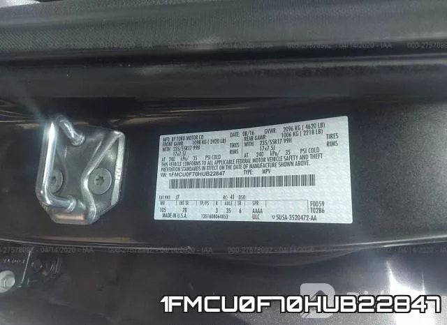 1FMCU0F70HUB22847 фото 10