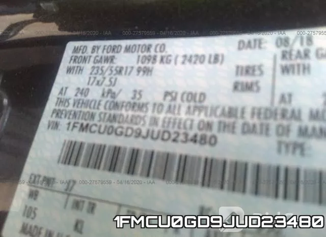 1FMCU0GD9JUD23480 фото 10