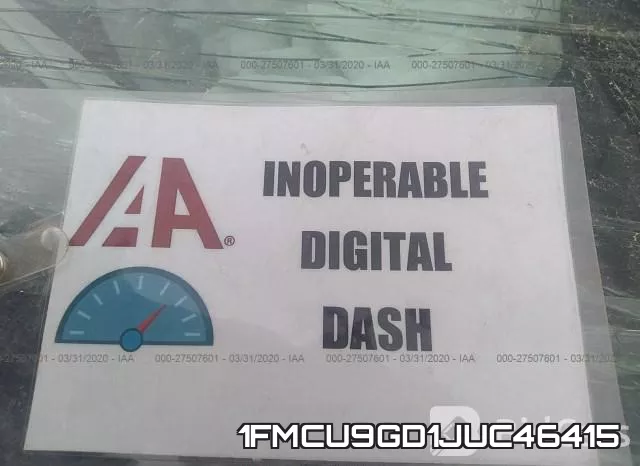 1FMCU9GD1JUC46415 фото 8