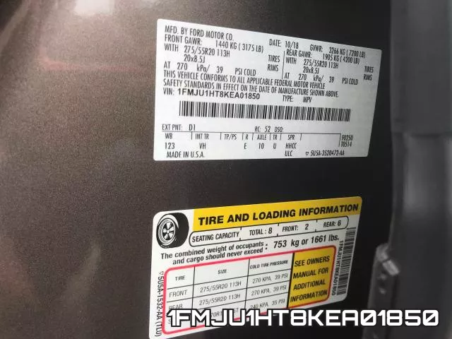 1FMJU1HT8KEA01850 фото 2