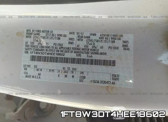 1FT8W3DT4HEE18602 фото 10