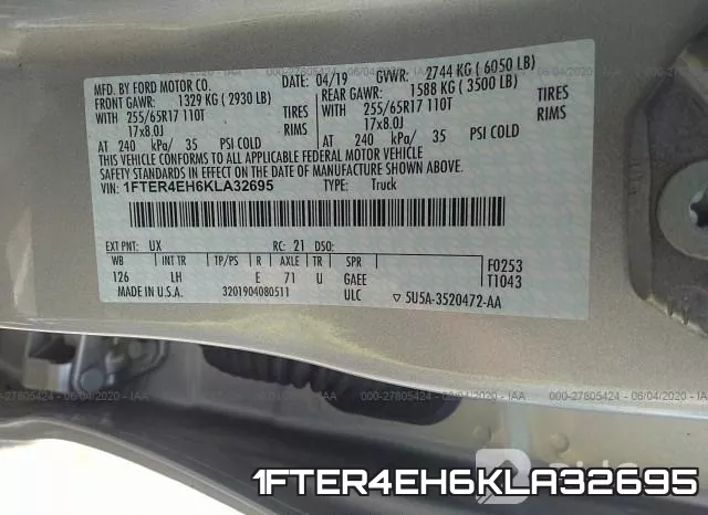 1FTER4EH6KLA32695 фото 10
