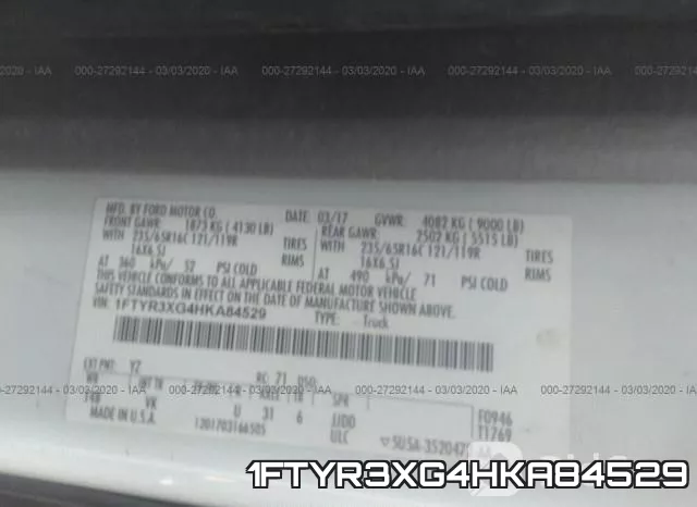1FTYR3XG4HKA84529 фото 10