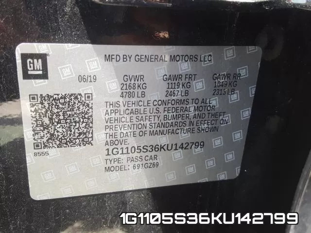 1G1105S36KU142799 фото 2