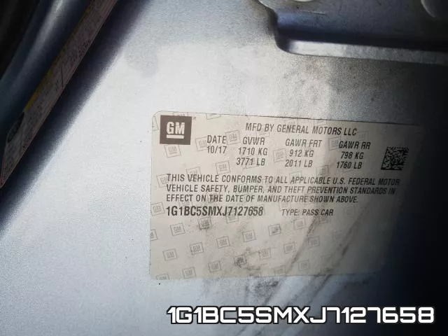 1G1BC5SMXJ7127658 фото 2