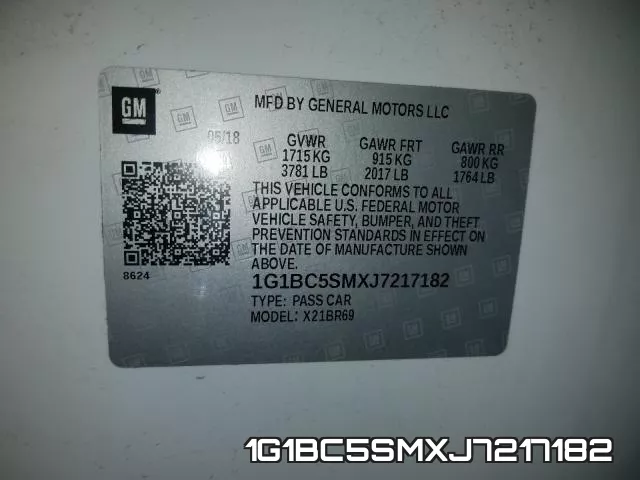 1G1BC5SMXJ7217182 фото 2