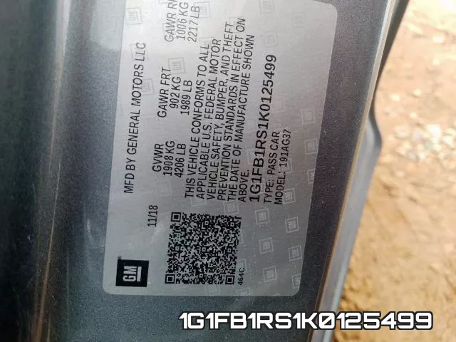 1G1FB1RS1K0125499 фото 2