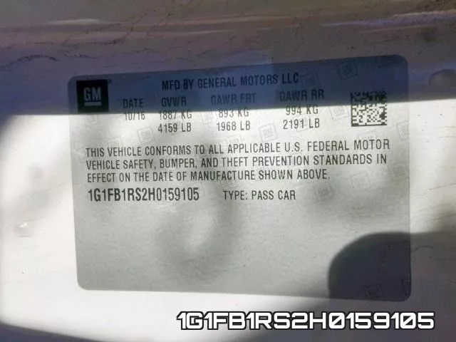 1G1FB1RS2H0159105 фото 2