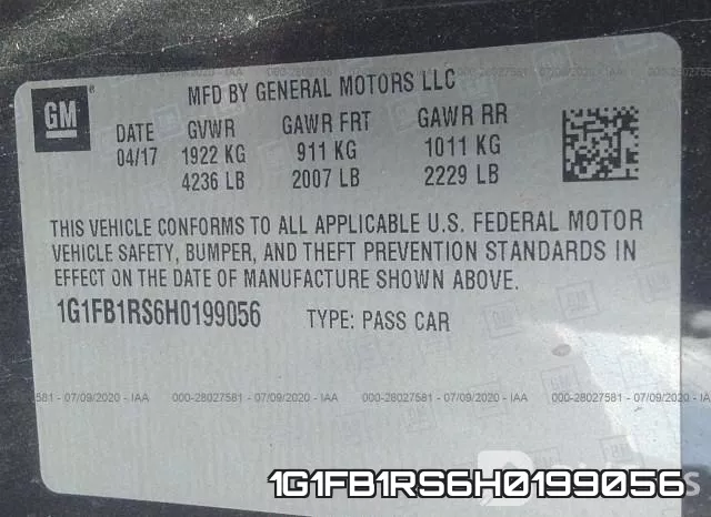 1G1FB1RS6H0199056 фото 10