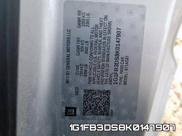 1G1FB3DS8K0147907 фото 2