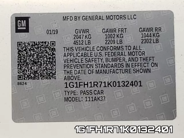 1G1FH1R71K0132401 фото 2