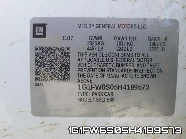 1G1FW6S05H4189573 фото 2