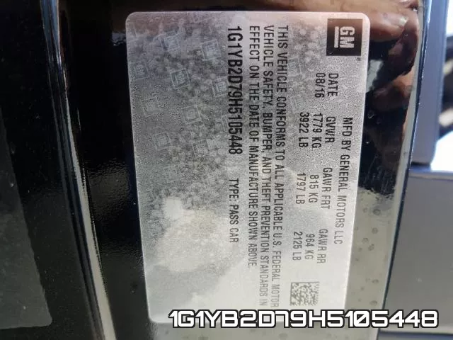 1G1YB2D79H5105448 фото 2