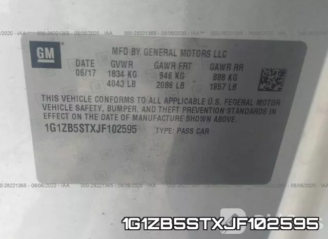 1G1ZB5STXJF102595 фото 10