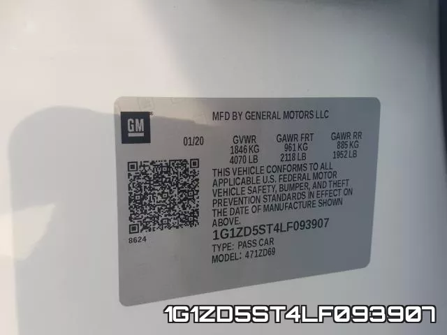1G1ZD5ST4LF093907 фото 2