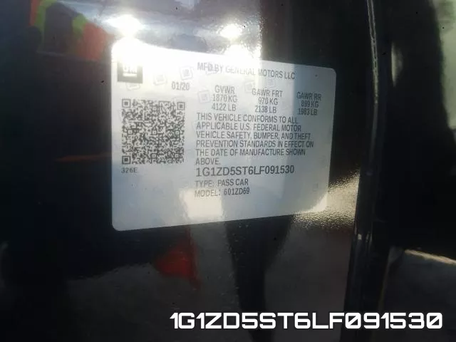 1G1ZD5ST6LF091530 фото 2