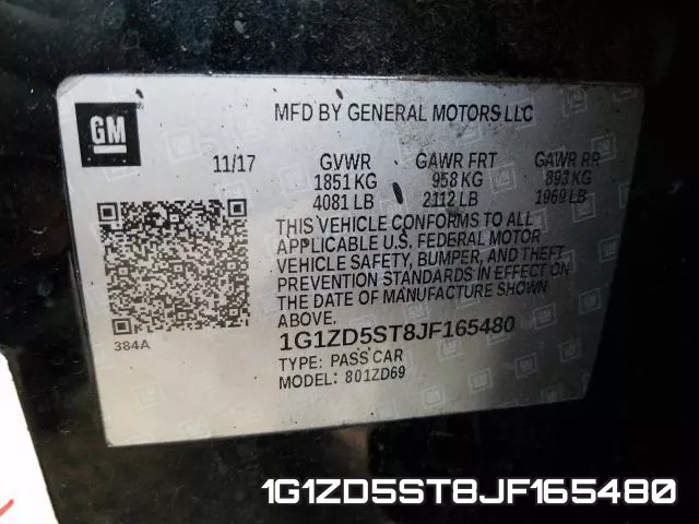 1G1ZD5ST8JF165480 фото 2