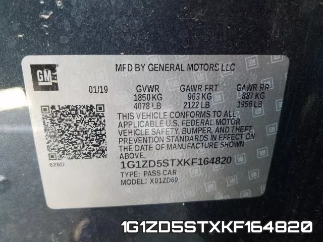 1G1ZD5STXKF164820 фото 2