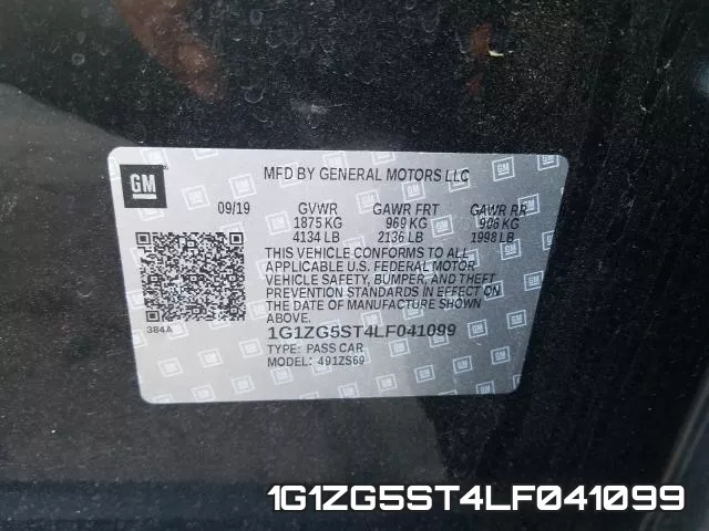 1G1ZG5ST4LF041099 фото 2