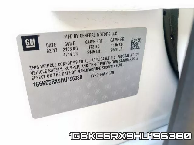 1G6KC5RX9HU196380 фото 2