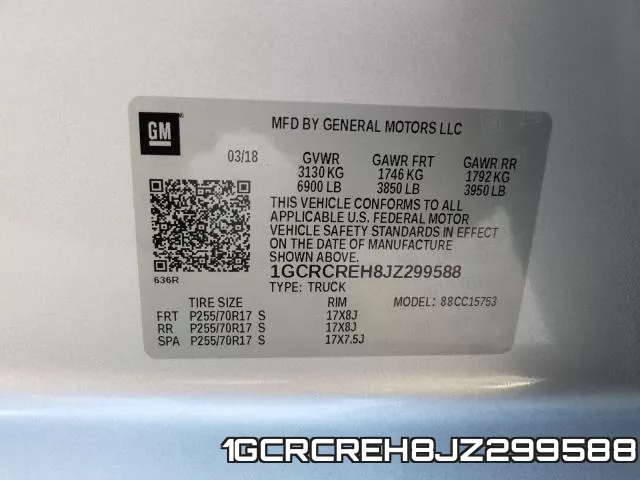 1GCRCREH8JZ299588 фото 2