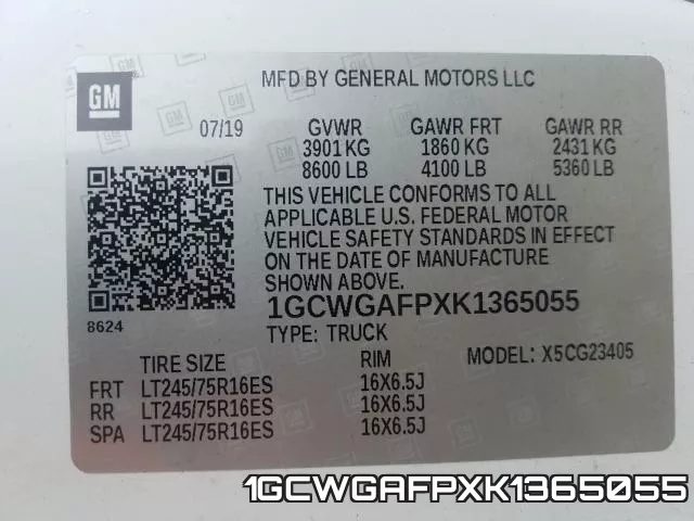1GCWGAFPXK1365055 фото 2