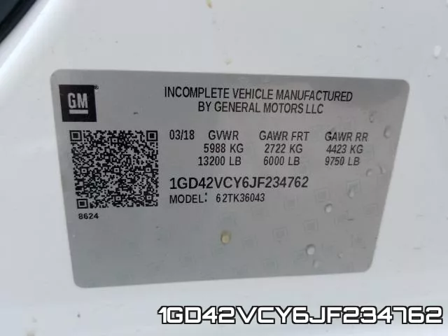1GD42VCY6JF234762 фото 2