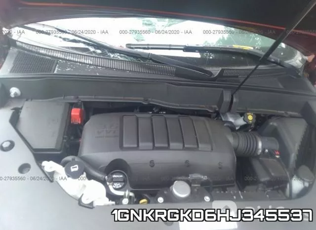 1GNKRGKD6HJ345537 фото 2
