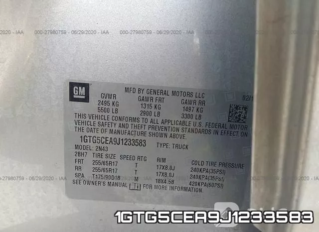 1GTG5CEA9J1233583 фото 10