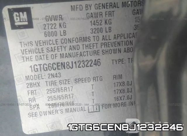 1GTG6CEN8J1232246 фото 10