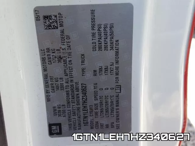 1GTN1LEH7HZ340627 фото 2