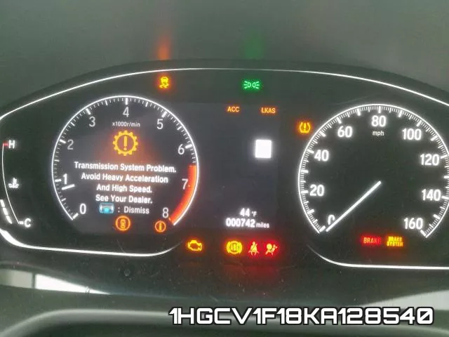 1HGCV1F18KA128540 фото 9