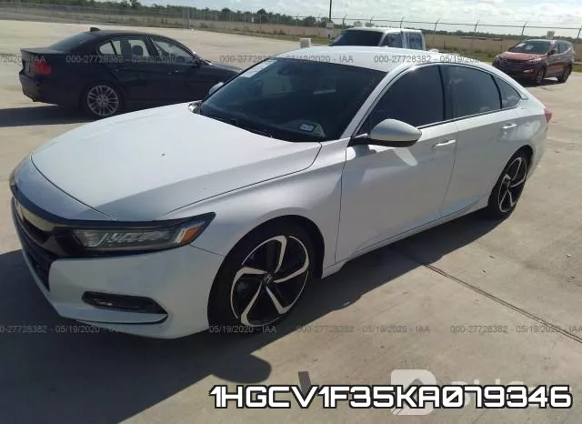 1HGCV1F35KA079346 фото 3