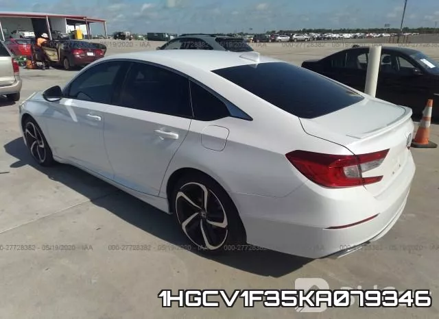 1HGCV1F35KA079346 фото 4