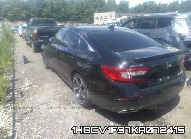 1HGCV1F37KA072415 фото 4