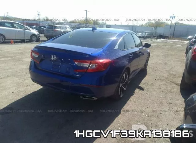 1HGCV1F39KA138186 фото 5